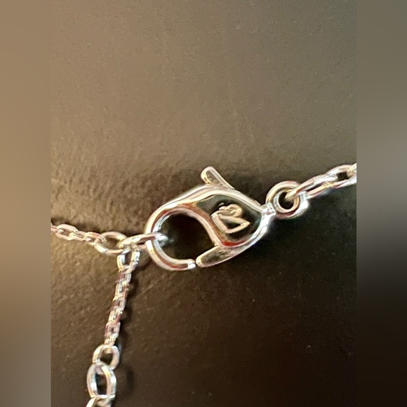 Swarovski Women's Pendant - Swinging Crystal Rhodium Plated - Picture 5 of 9